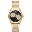 Michael Kors Ladies Hartman Yellow Gold Watch - MK3647